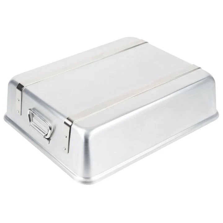 Vollrath 4482 Wear-Ever Aluminum Roaster Pan(11.5 Qt) - 20 1/8" x 16 1/8" x 4 1/2"