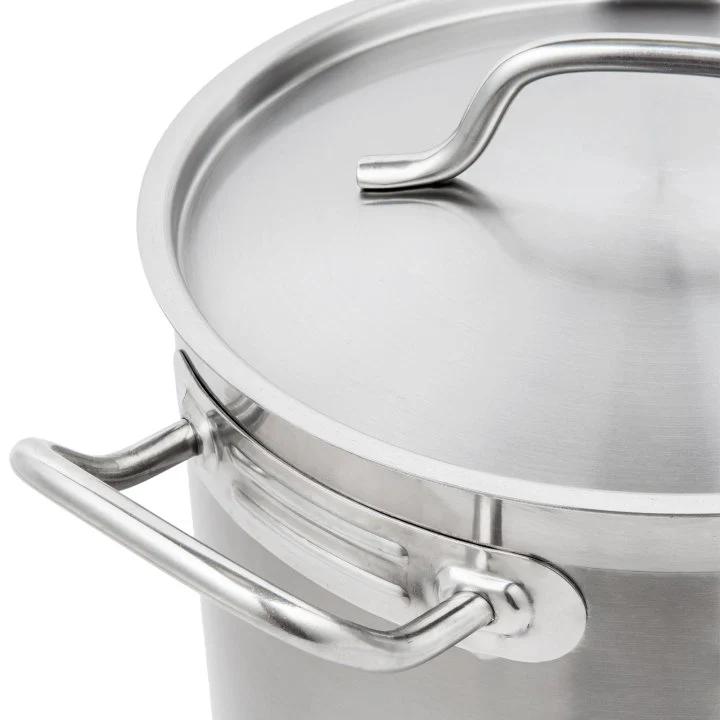 Vollrath 3503 Optio Stainless Steel Stock Pot with Cover- 11 Qt - Image 3