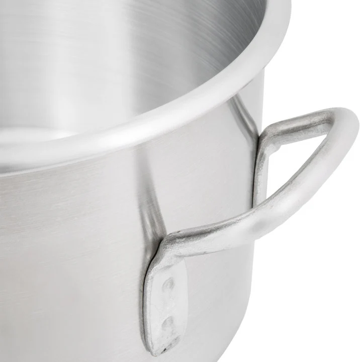 Vollrath 4332 Wear-Ever Rolled Edge Aluminum Sauce Pot-14 Qt.