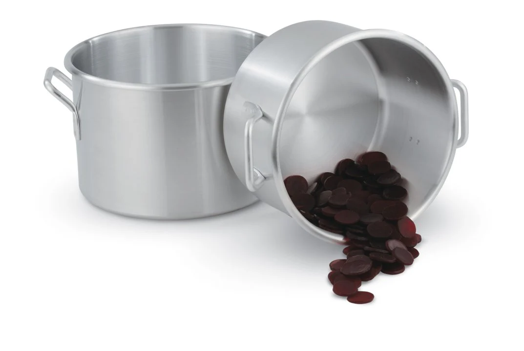 Vollrath 4332 Wear-Ever Rolled Edge Aluminum Sauce Pot-14 Qt. - Image 5