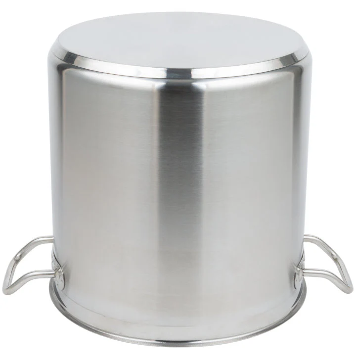 Vollrath 3504 Optio Stainless Steel Stock Pot with Cover-18 Qt. - Image 3