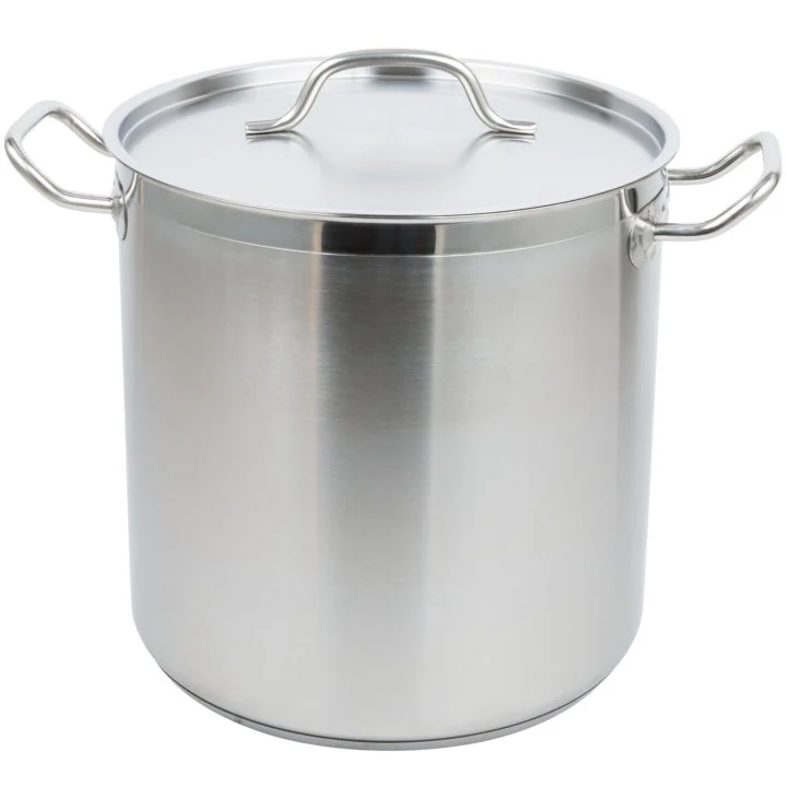 Vollrath 3504 Optio Stainless Steel Stock Pot with Cover-18 Qt. - Image 5