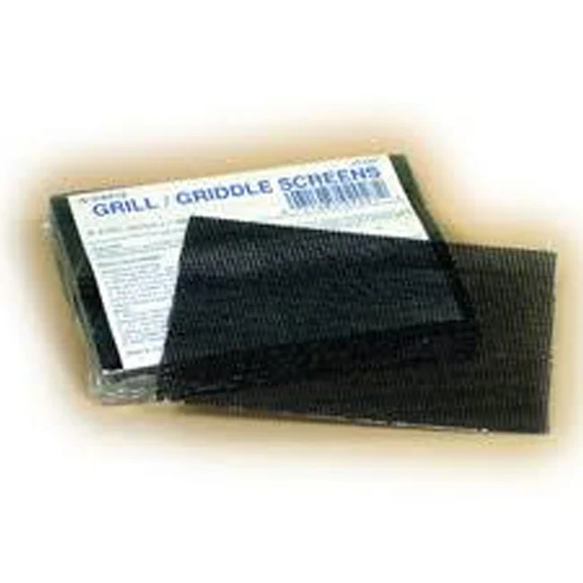 ACS 20-682TSH Grill / Griddle Screens 4-1/2" x 5" - Black - 20/Pack