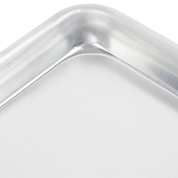 Vollrath 5315 Wear-Ever Full Size NSF 12 Gauge 18" x 26" Sanitary Open Bead Rim Aluminum Bun / Sheet Pan - Image 2
