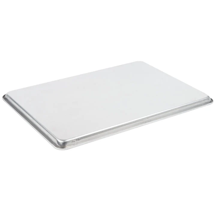 Vollrath 5315 Wear-Ever Full Size NSF 12 Gauge 18" x 26" Sanitary Open Bead Rim Aluminum Bun / Sheet Pan - Image 3