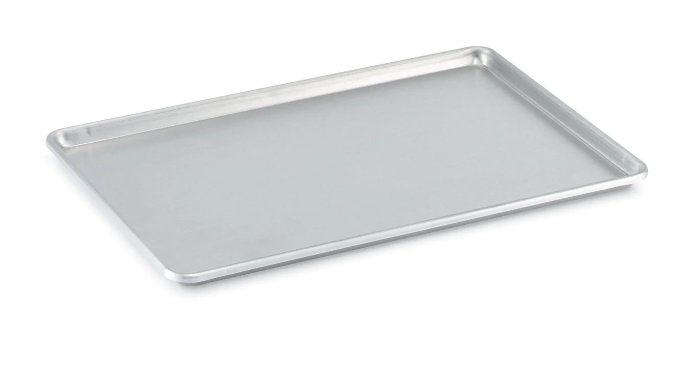 Vollrath 5315 Wear-Ever Full Size NSF 12 Gauge 18" x 26" Sanitary Open Bead Rim Aluminum Bun / Sheet Pan - Image 5
