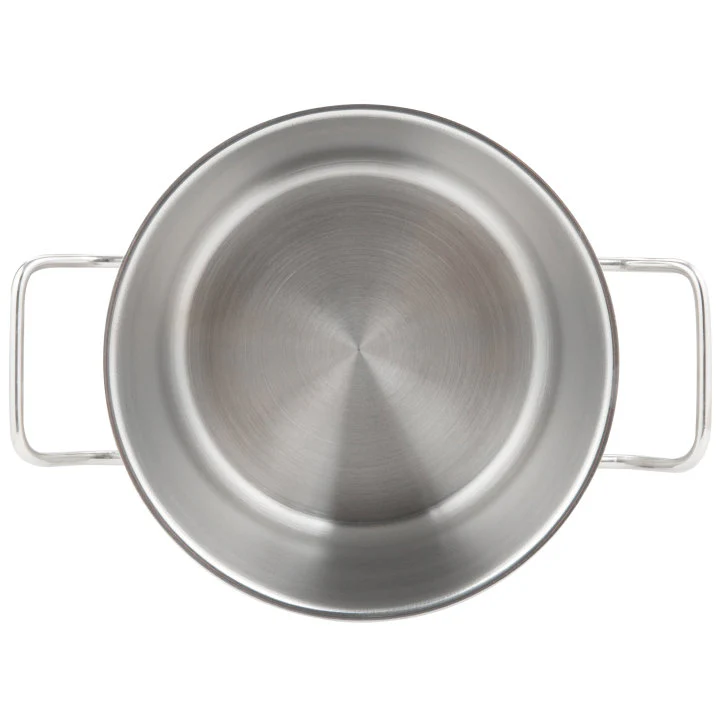 Vollrath 3501 Optio Stainless Steel Stock Pot with Cover-8 Qt. - Image 2