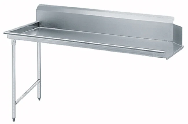 Advance Tabco DTC-S70-48L-X Special Value Stainless Steel Straight Clean Dishtable 47" x 30" x 34"H - Right-to-Left - Image 2