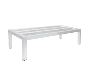 Advance Tabco DUN-2036-8-X Special Value Aluminum Stationary Dunnage Rack 36" x 20" x 8"H - 1500 lb./capacity - Image 2