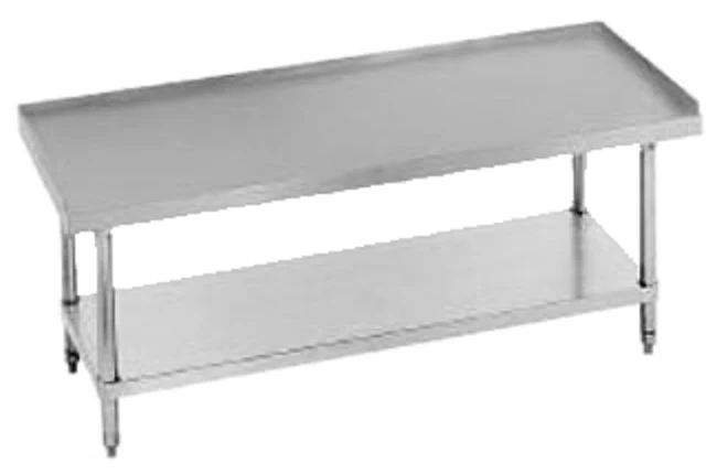 Advance Tabco ES-247 Stainless Steel Equipment Stand with Adjustable Undershelf - 84" x 24" - Image 2