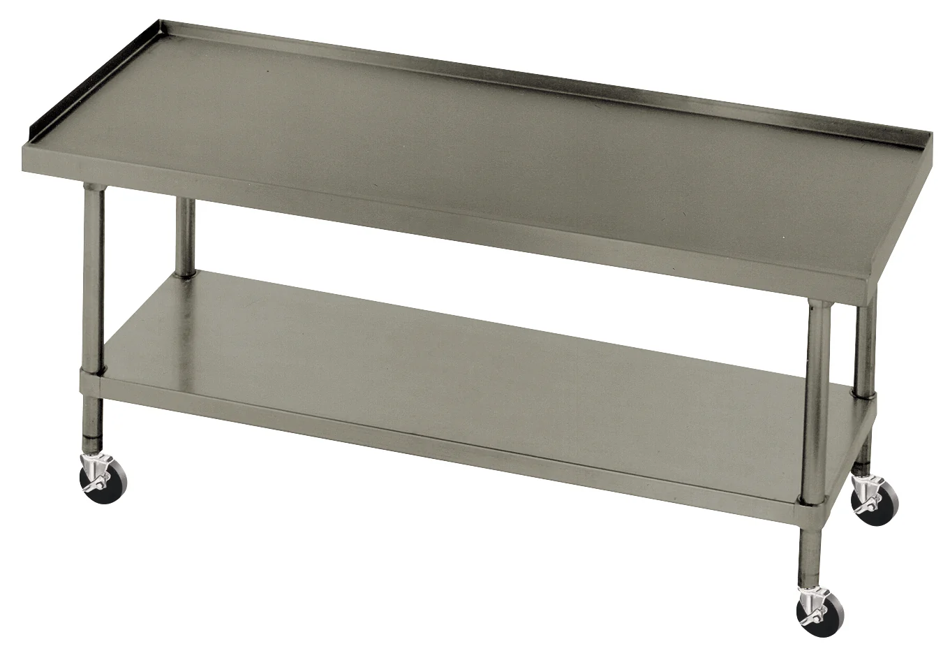 Advance Tabco ES-303C Stainless Steel Mobile Equipment Stand with Adjustable Undershelf 36" x 30"