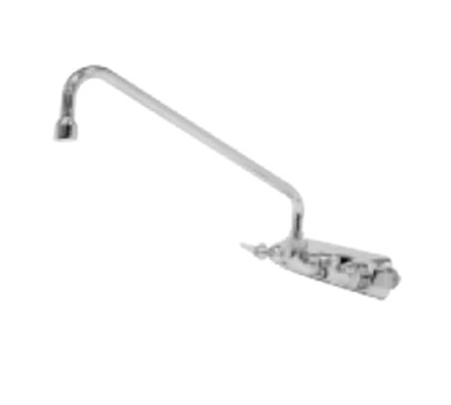 Advance Tabco K-111 8" OC 14" Swing Spout Splash Mount Faucet