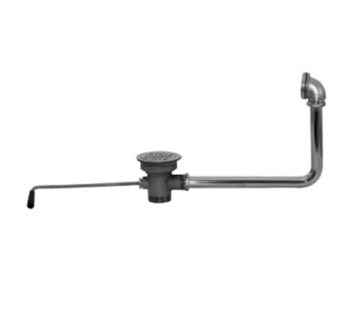 Advance Tabco K-15 Twist Handle Waste Valve Drain with Overflow