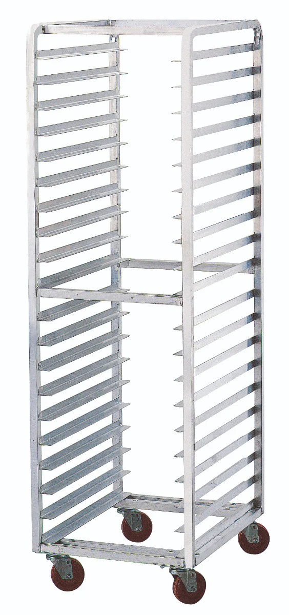 Advance Tabco PR20-3W-X Special Value Aluminum Full-Height End Loading Mobile Bun / Sheet Pan Rack - 20 pan/capacity - Assembled