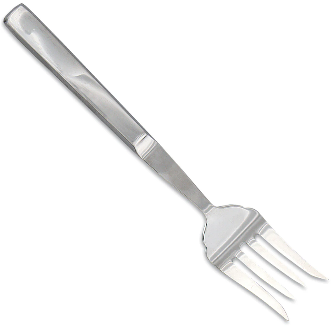 Browne 573141 Elite One-Piece Stainless Steel 4-Tine Cold Meat Fork with Hollow Handle 10-1/2" - Image 3