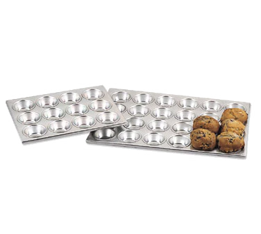 Browne 5811624 Muffin / Cup Cake Pan 20-5/8" x 14-1/8" x 1-1/4" - Holds 24 Cups - Image 2
