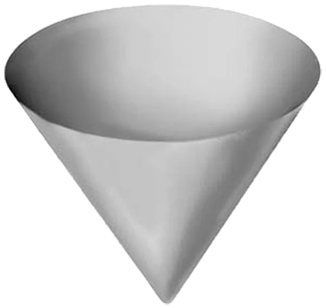 FMP 133-108 Fryer Grease Filter Cone fits 10" x 9" Holder - 50/Box