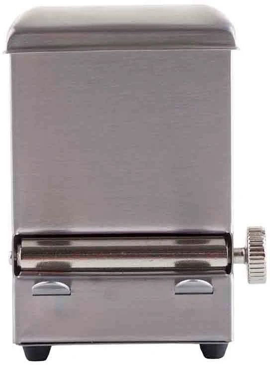 TableCraft 236 Stainless Steel Top-Loading Rotary Style Toothpick Dispenser 3-3/4" x 3" x 4-1/2"H - Image 2