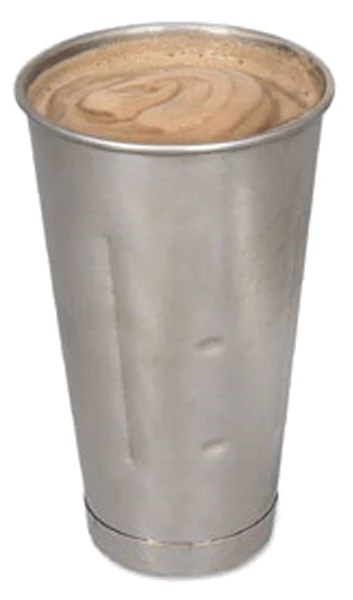 Browne 57510 Stainless Steel Drink Mixer Graduated Malt Cup 30 oz. - Image 3