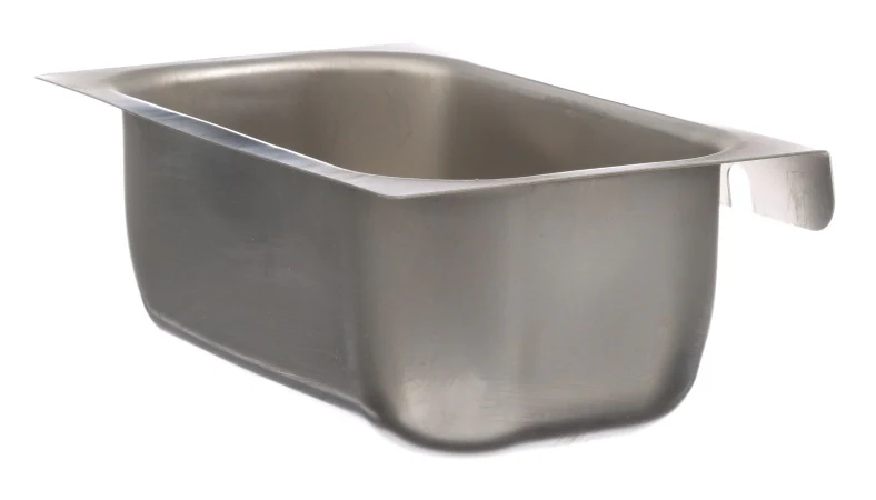 AllPoints 26-5388 Stainless Steel Grease Cup / Tray with Keyhole Stud Mount 6-3/4"L x 4"W x 2-1/2"D - Image 6