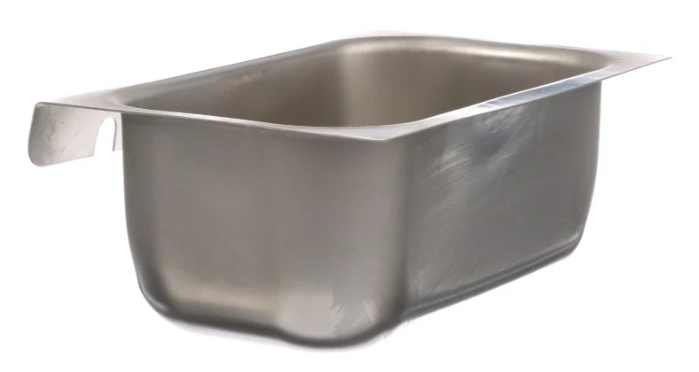 AllPoints 26-5388 Stainless Steel Grease Cup / Tray with Keyhole Stud Mount 6-3/4"L x 4"W x 2-1/2"D - Image 8