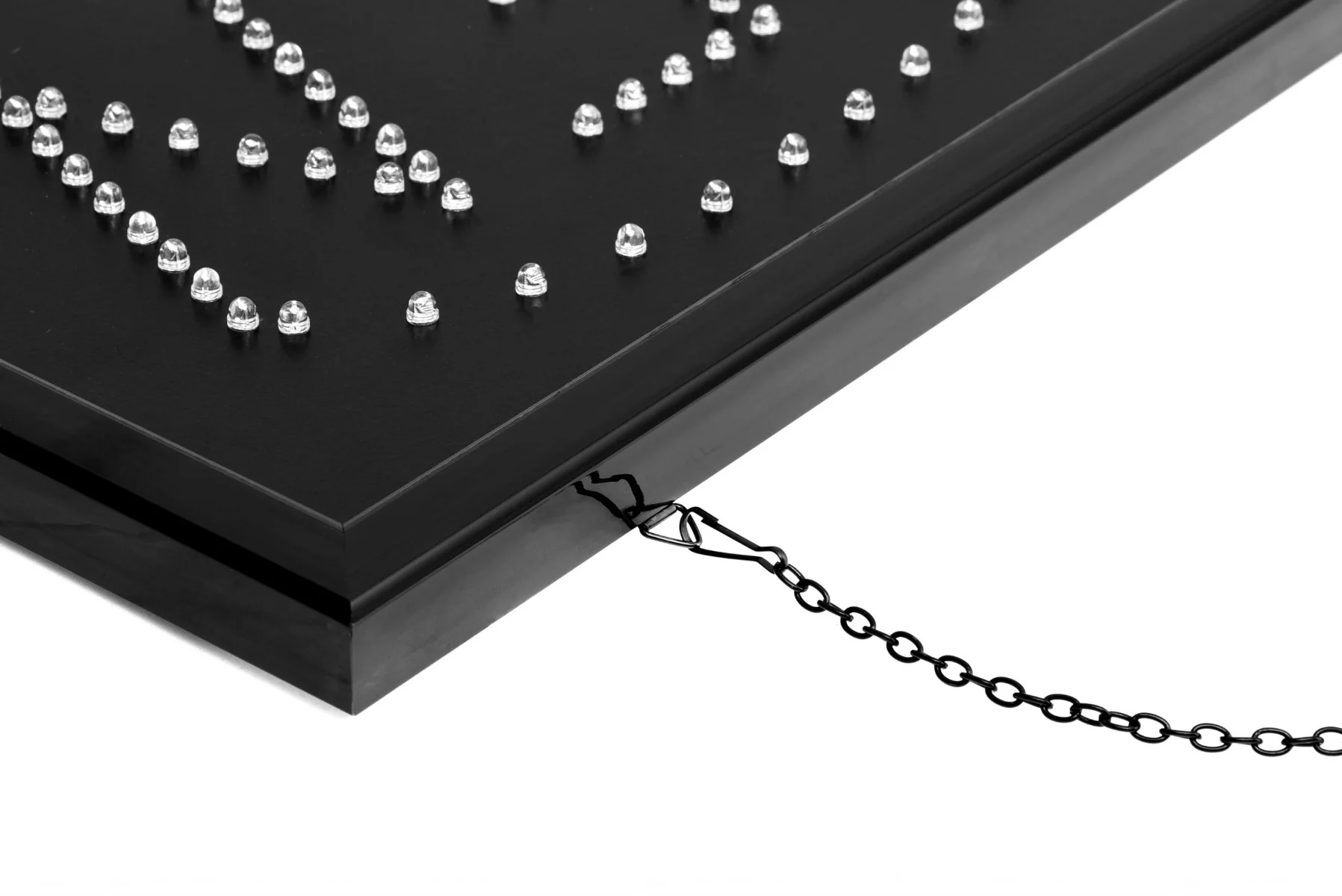 Alpine Industries 497-02 Horizontal Hanging Oval "Open" LED Sign with (1) Flashing Pattern 14" x 23" - Image 3