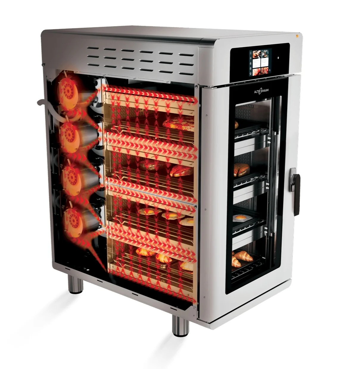Alto-Shaam VMC-H4H Vector H Series Electric Multi-Cook Oven with (4) Individually Controlled Cooking Chambers and Simple Controls - 208-240v - Image 4