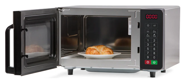 Amana RMS10TSA Stainless Steel Commercial Microwave with Push Button Controls - 120V, 1000W - Image 3