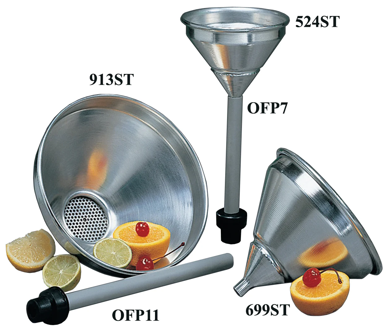 American Metalcraft 699ST Aluminum Funnel Strainer 1 qt. (32 oz.) - Image 3