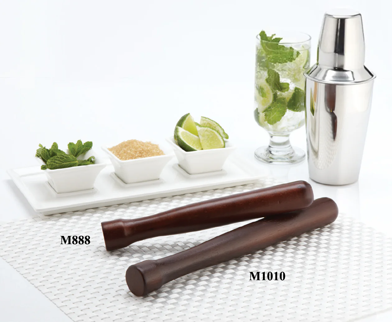 American Metalcraft M888 Wooden Muddler 8" - Image 4