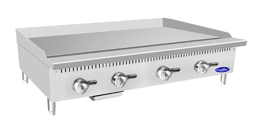 Atosa ATMG-48 CookRite Countertop Heavy-Duty Gas Griddle with 4 Burners, Steel Plate & Manual Control 48" - 120,000 BTU - Image 3