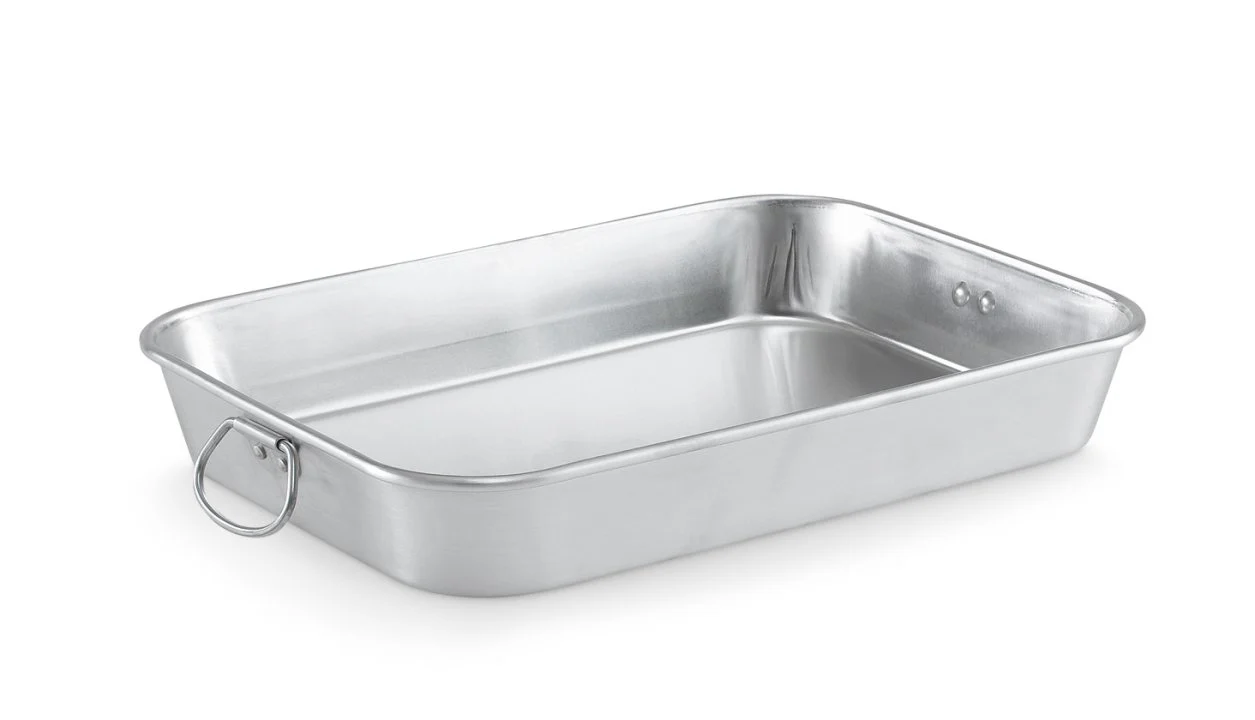 Vollrath 68080 Wear-Ever Aluminum Bake & Roast Pan with Handles 17-5/8" x 11-3?/4" - 7-1/2 qt.