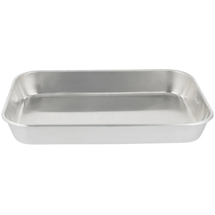 Vollrath 68080 Wear-Ever Aluminum Bake & Roast Pan with Handles 17-5/8" x 11-3?/4" - 7-1/2 qt. - Image 4