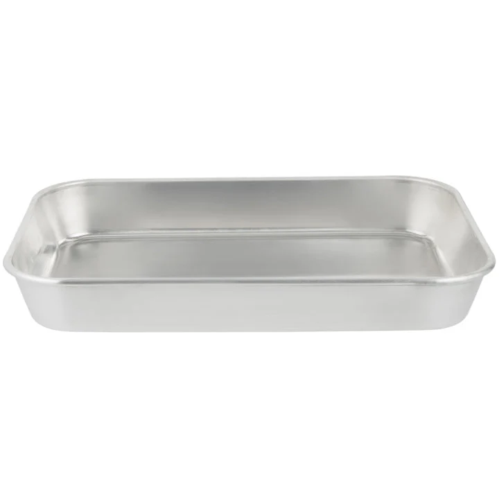 Vollrath 68257 Wear-Ever Aluminum Bake & Roast Pan with Handles 17-5/8" x 11-3/4" - 7.5 qt.