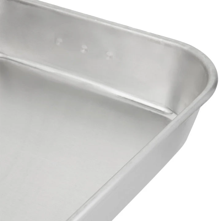 Vollrath 68257 Wear-Ever Aluminum Bake & Roast Pan with Handles 17-5/8" x 11-3/4" - 7.5 qt. - Image 5