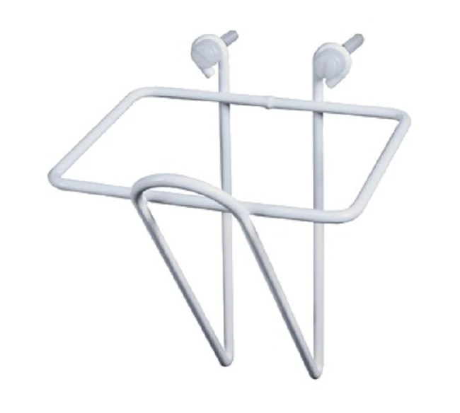 Bar Maid CR-850L Wall-Mounted Large Scoop Holder - Holds 32 oz. & 82 oz. Scoops - White