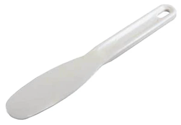 Bar Maid CR-925 White Nylon Sandwich Spreader with Short Handle 7-3/4" OAL