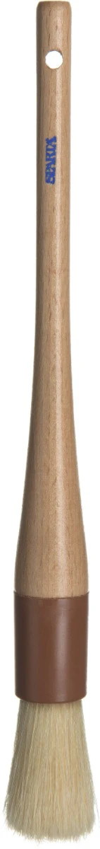 Carlisle 4038000 Sparta Chef Series Round Pastry / Basting Brush with 1"Dia. Boar Bristles & 8-1/4" Wood Handle - Image 11