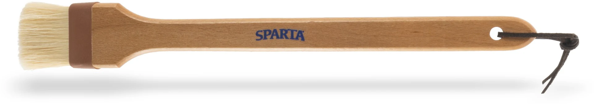Carlisle 4037000 Sparta Chef Series 45° Angled Pastry / Basting Brush with 2"W Boar Bristles & 12" Wood Handle - Image 2