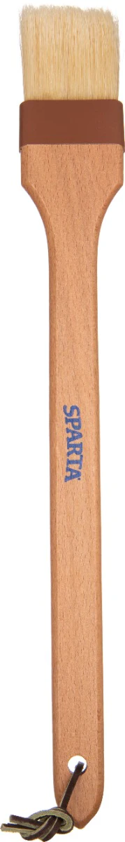 Carlisle 4037000 Sparta Chef Series 45° Angled Pastry / Basting Brush with 2"W Boar Bristles & 12" Wood Handle - Image 4