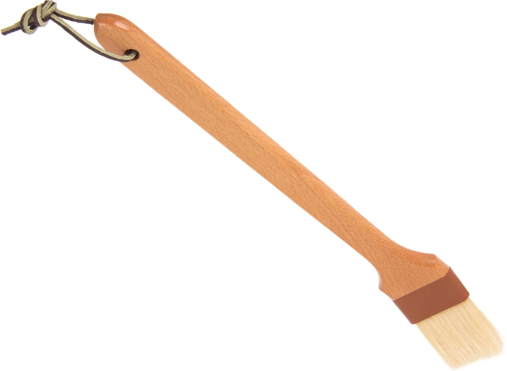 Carlisle 4037000 Sparta Chef Series 45° Angled Pastry / Basting Brush with 2"W Boar Bristles & 12" Wood Handle - Image 7