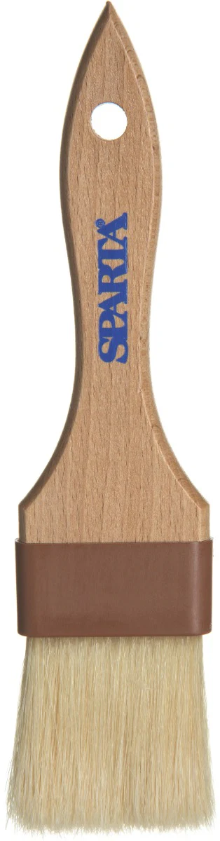 Carlisle 4037400 Sparta Chef Series Flat Pastry / Basting Brush with 2"W Boar Bristles & 5-1/4" Wood Handle - Image 5