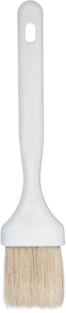 Carlisle 4037800 Sparta Meteor Flat Pastry / Basting Brush with 2"W Boar Bristles & Plastic Handle with Hook - White - Image 12