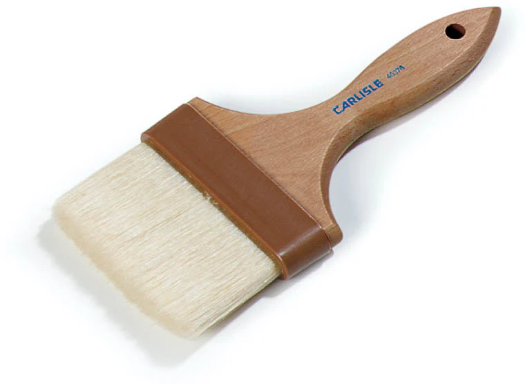 Carlisle 4037600 Sparta Chef Series Flat Pastry / Basting Brush with 4"W Boar Bristles & 6-1/4" Wood Handle - Image 9