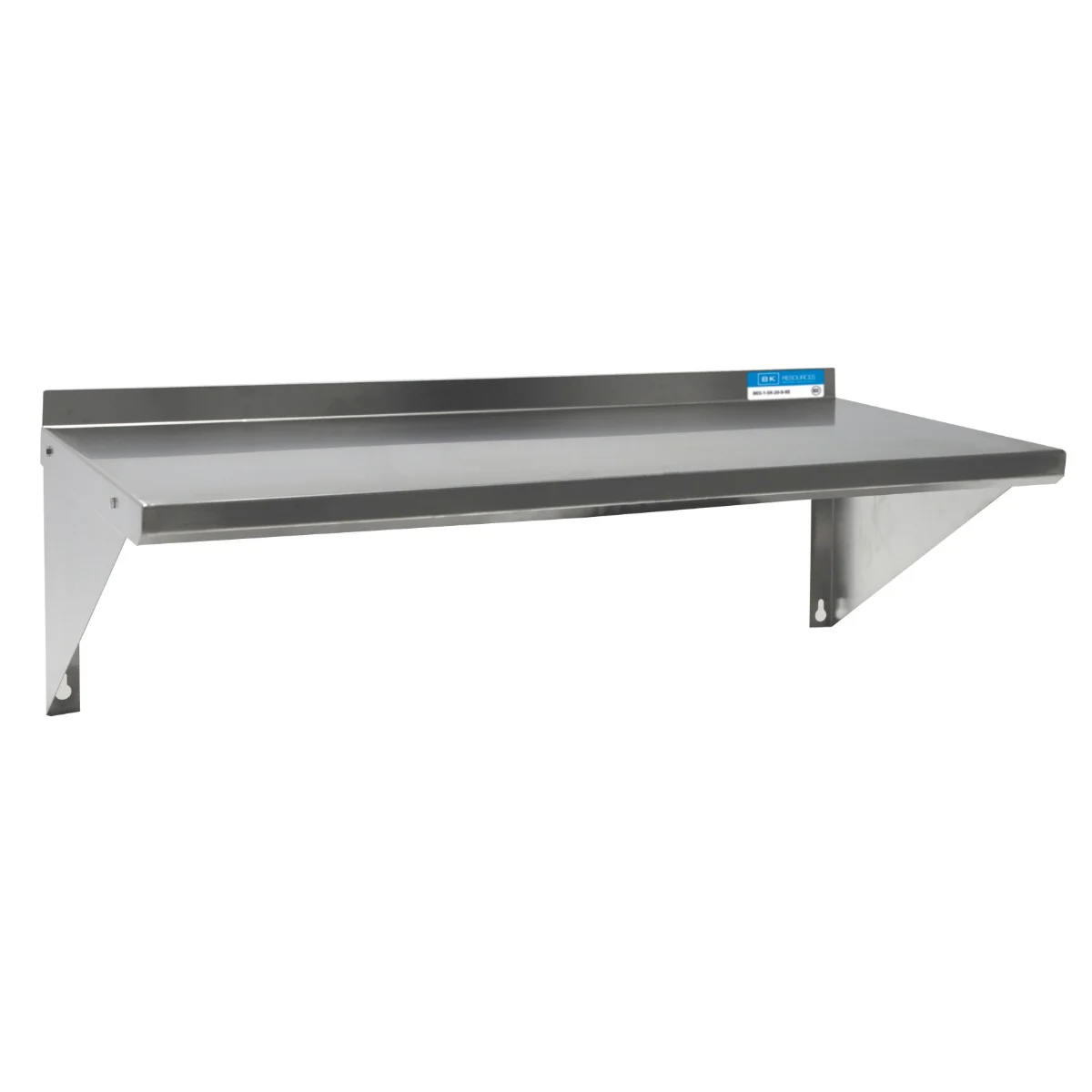 BK Resources BKWSE-1224 Economy Stainless Steel Wall Mounted Shelf 24" x 12"