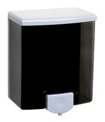 Bobrick B-40 Surface Mounted Liquid Soap Dispenser 40 oz. - Translucent Black