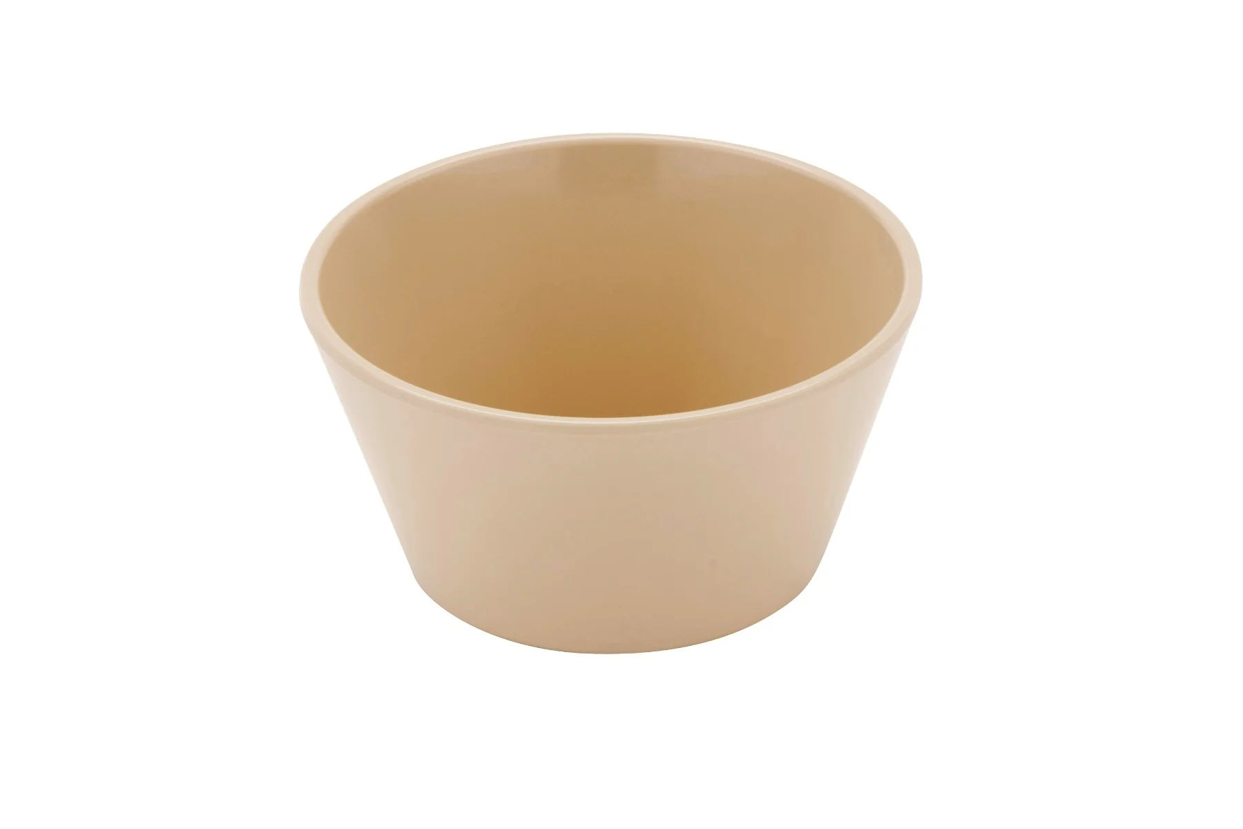 GET BC-007-T SuperMel Melamine Bouillon Bowl / Cup 8 oz. - Tan - 48/Case