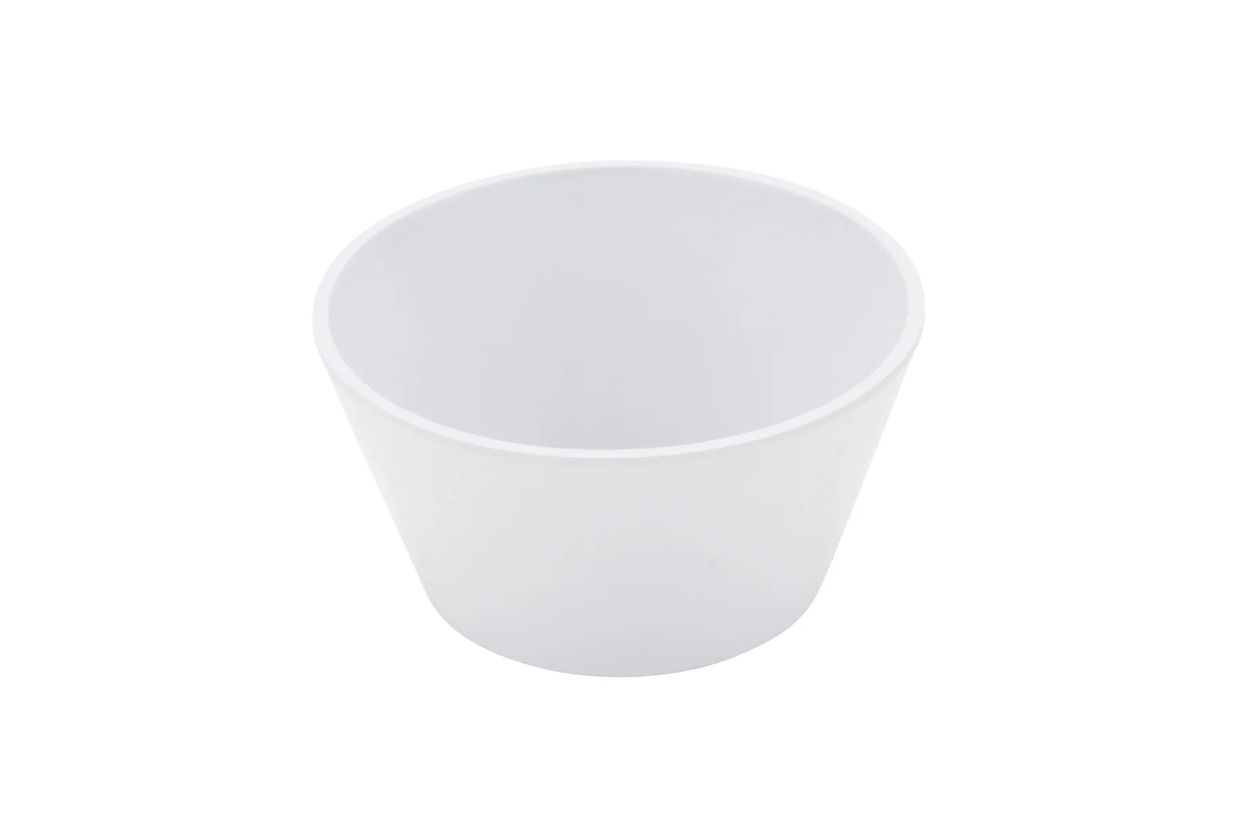 GET BC-007-W SuperMel Melamine Bouillon Bowl / Cup 8 oz. - White - 48/Case - Image 2