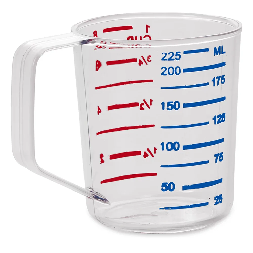Rubbermaid FG321000CLR Bouncer Polycarbonate Plastic Measuring Cup - 1 Cup - Clear - Image 3