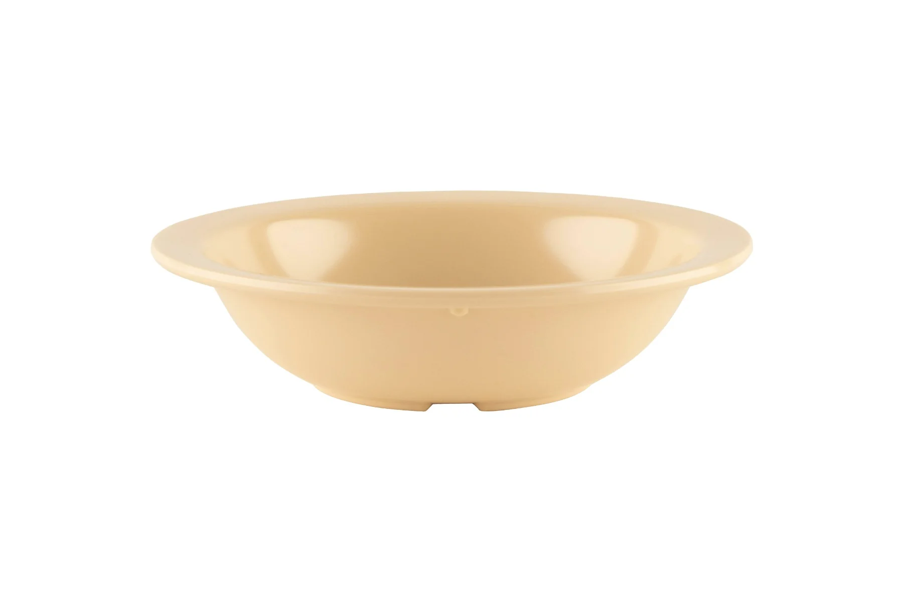 GET DN-410-T SuperMel Melamine Narrow Rim Grapefruit Bowl 10 oz. - Tan - 48/Case - Image 2